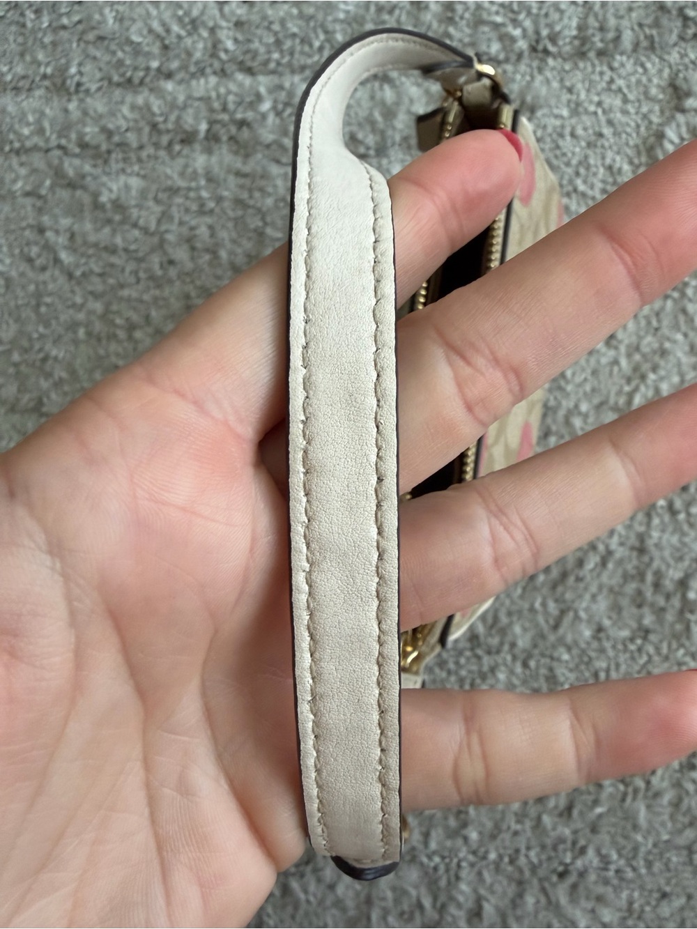 FUC Coach Nolita 19 2024 Pink Heart Signature Canvas - Picture 7 of 10